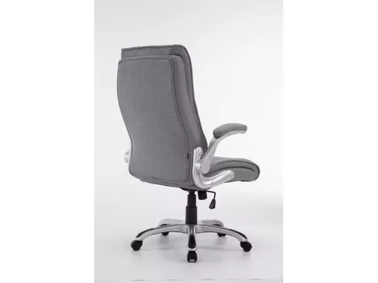 Chaise de bureau - Tissu & Plastique - Gris clair - BIG Villach