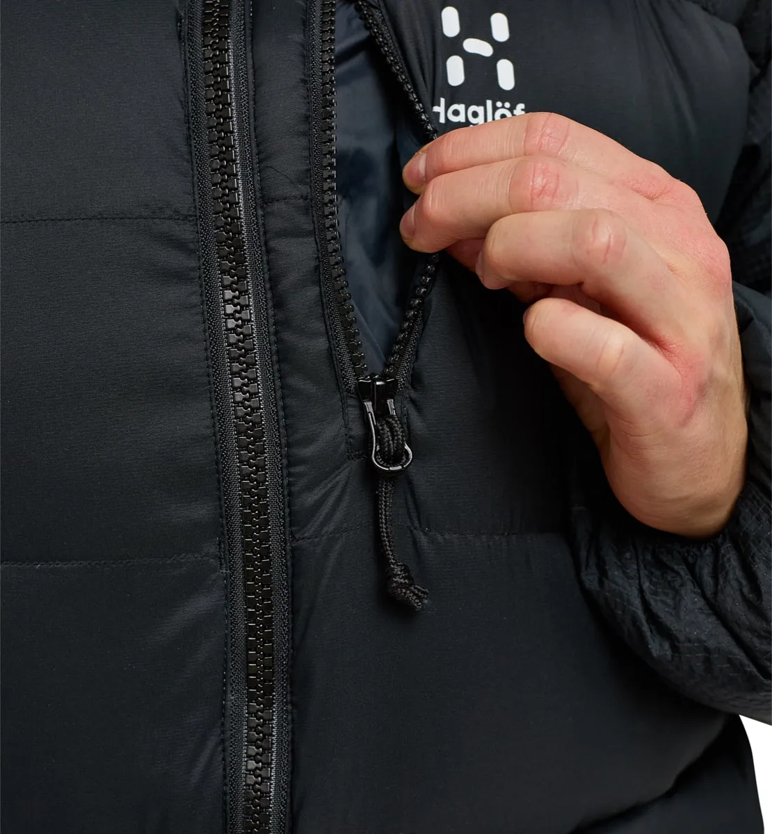 Haglöfs Women's Riksgränsen Down 800 Hood True Black