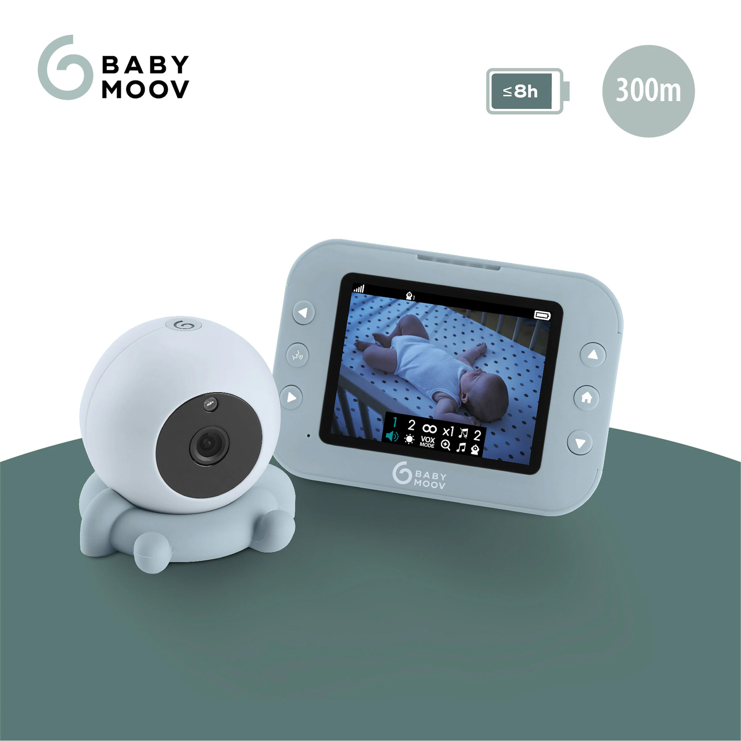 Babymoov Babyphone mit Kamera YOO Roll