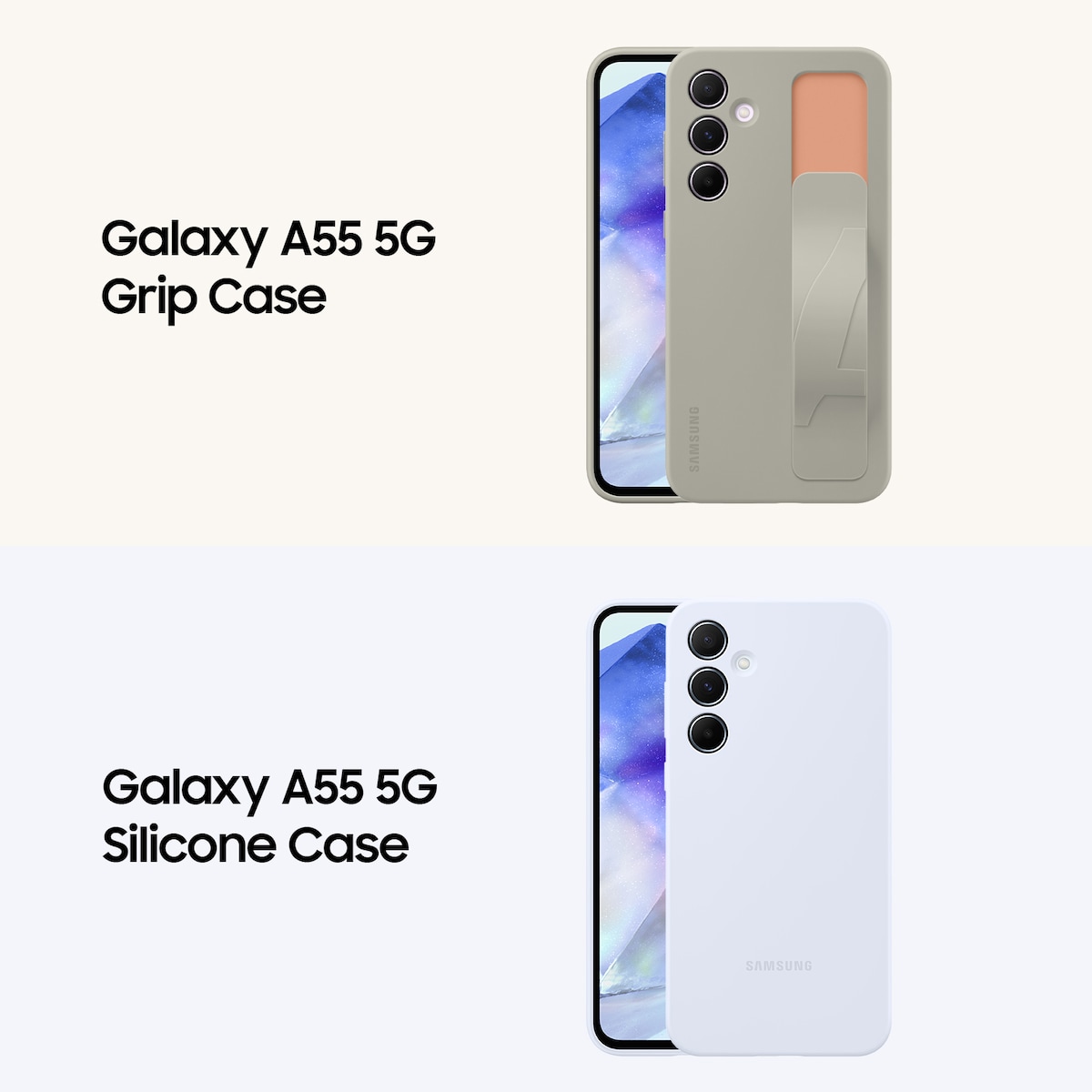 Samsung Galaxy A55 5G smarttelefon 8/128GB (marineblå)