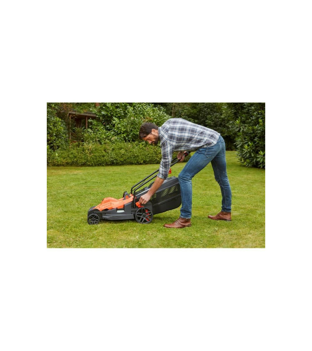 Tondeuse a gazon - black & decker - 1600 w - largeur de coupe : 38 cm