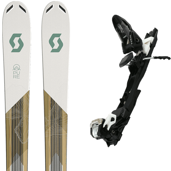 Pack ski de randonnée SCOTT PURE MISSION 98TI W + Fix