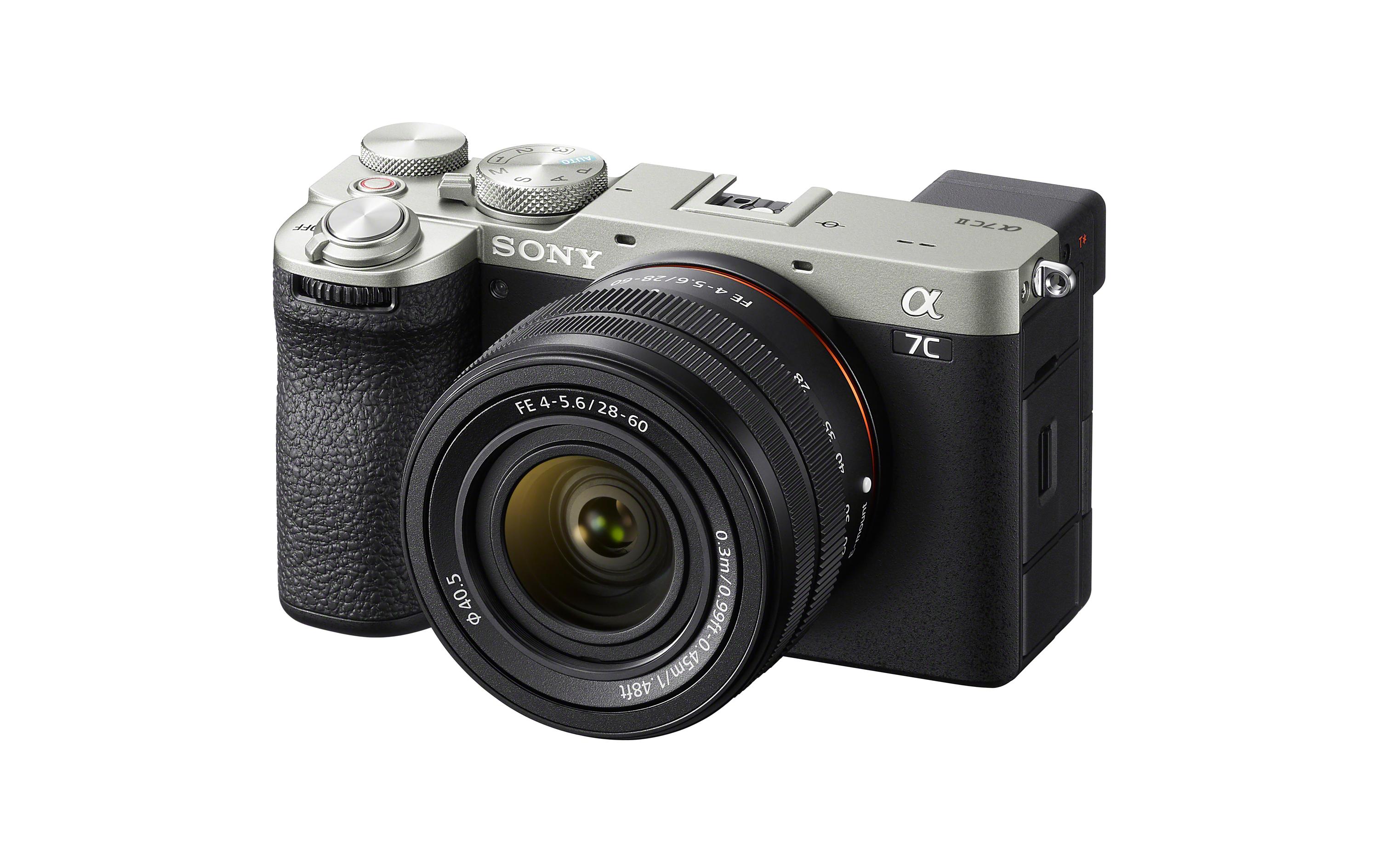 Fotokamera Alpha 7CII Kit 28-60mm Silber<br>Alpha 7CII spiegellose Vollformatkamera (Silber) + Sony SEL2860 Kompaktes Standard-Zoomobjektiv