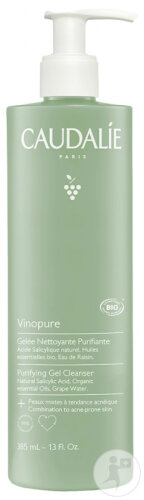 Caudalie Vinopure Gelée Nettoyante Purifiante Flacon Pompe 385ml