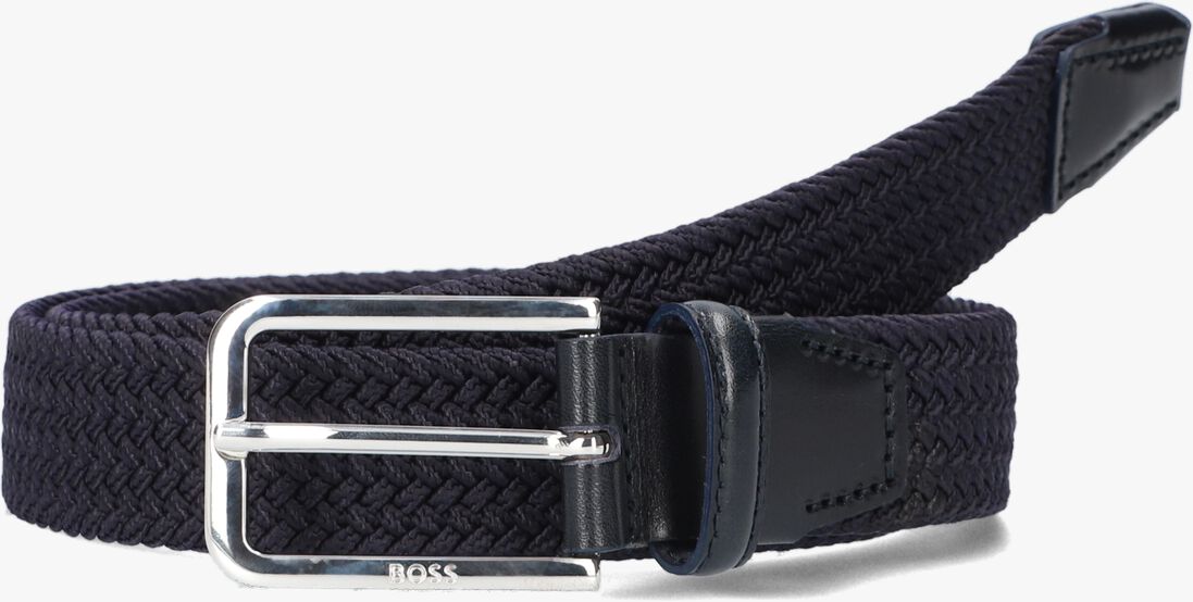 BOSS donkerblauwe boss riem clorio 10207276 02