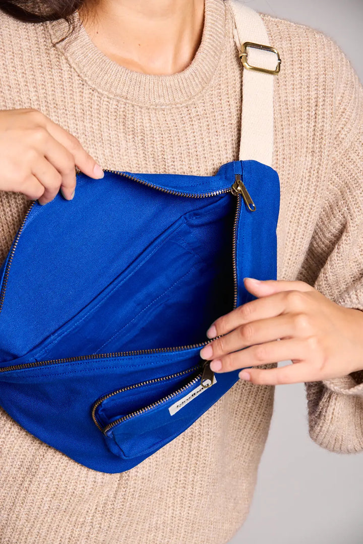 Sac banane XL Sofia Bleu electrique