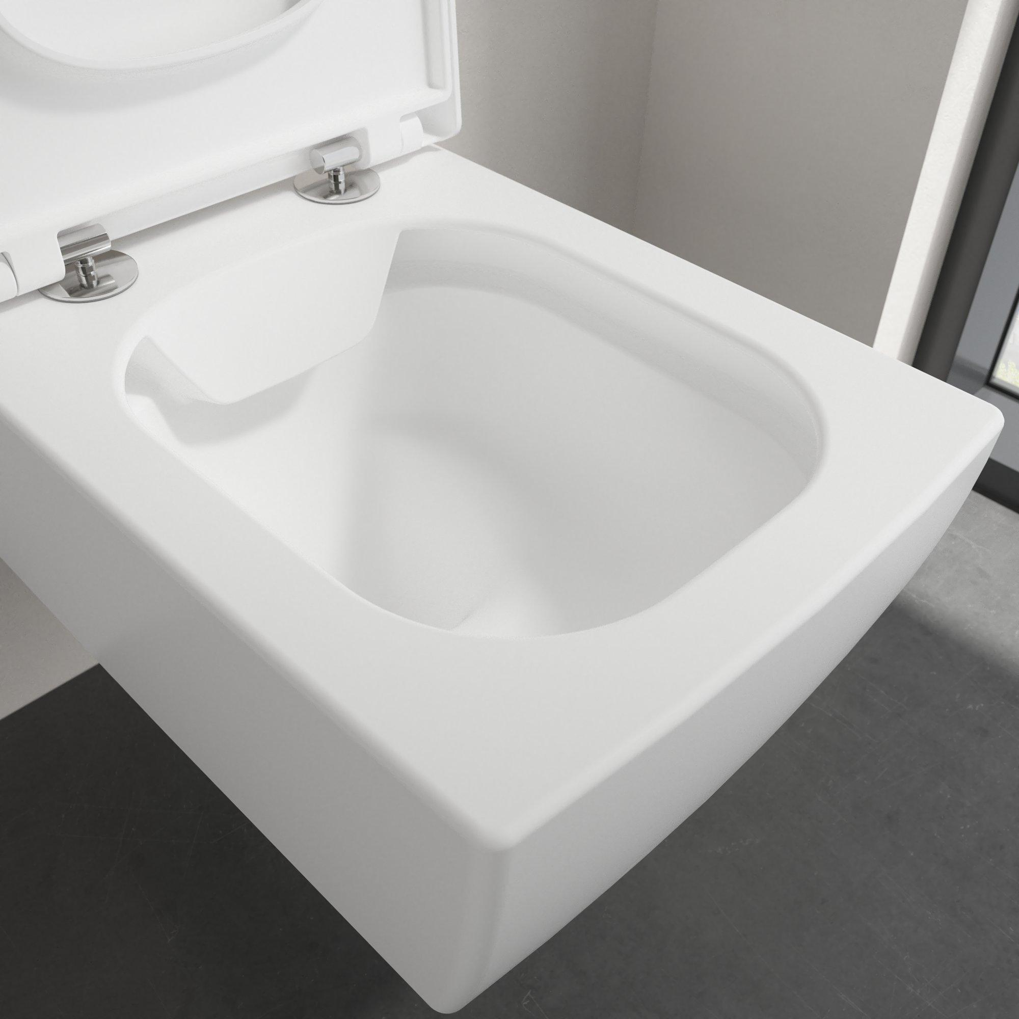 Villeroy & Boch Memento 2.0 randloos toilet CeramicPlus wit mat