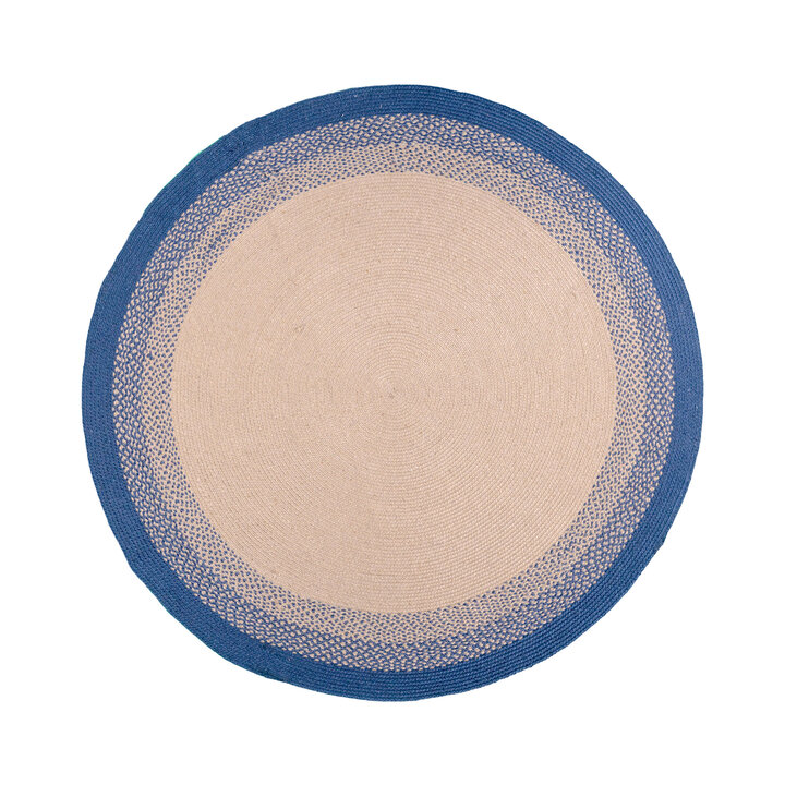 Rond binnen- & buitenkleed - Florence Blauw