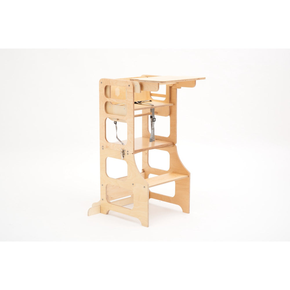 Køb Duck Woodworks Natural High Stol Add-on Til læringstårn