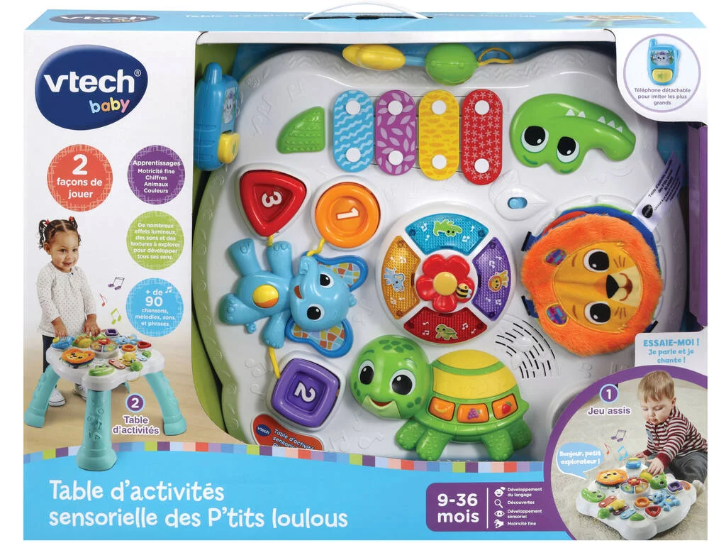 TABLE D'ACTIVITES SENSORIELLE DES P'TITS LOULOUS
