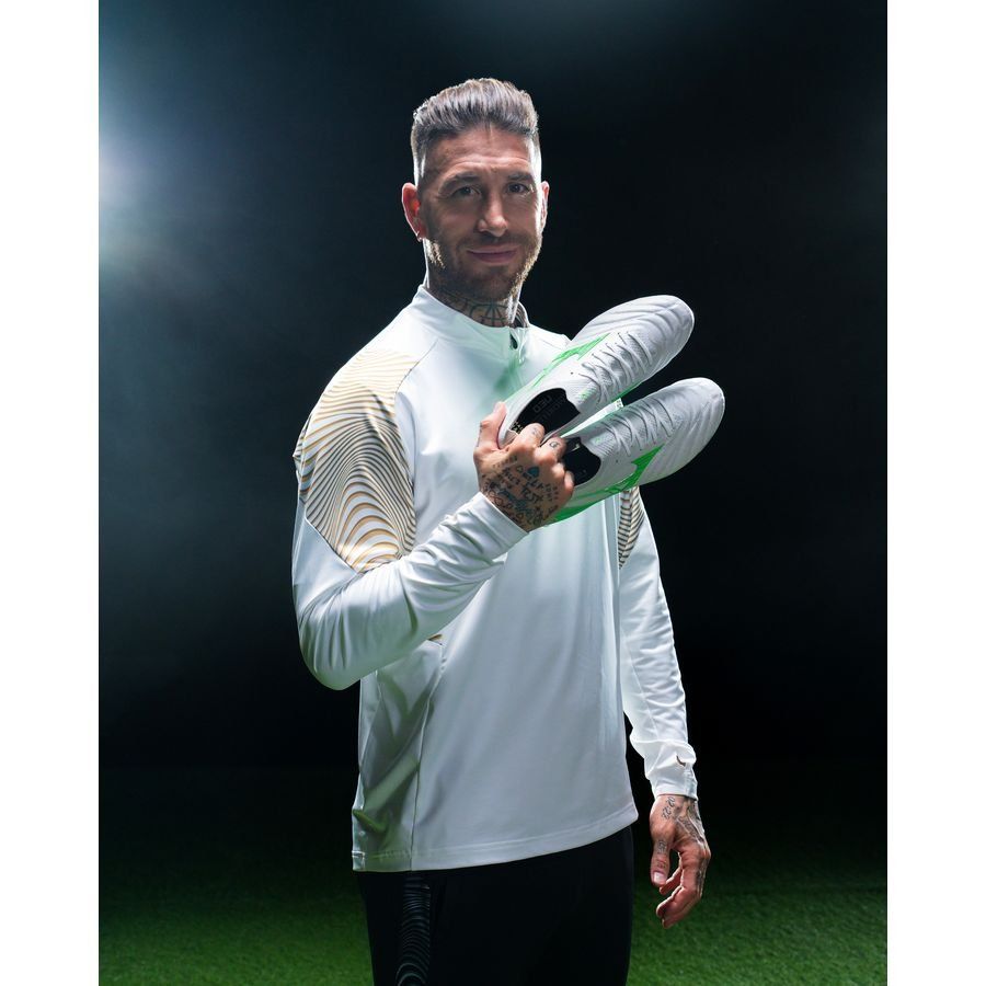 Mizuno Morelia Neo IV Beta Made in Japan FG/AG Frontier - Blanc/Vert Néon/Cool Gray