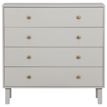WOOOD ladekast Madu wolkengrijs grenenhout 91 x 94 x 52 cm