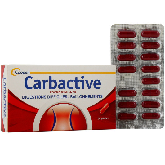 Carbactive Cooper : digestion difficile, ballonnements