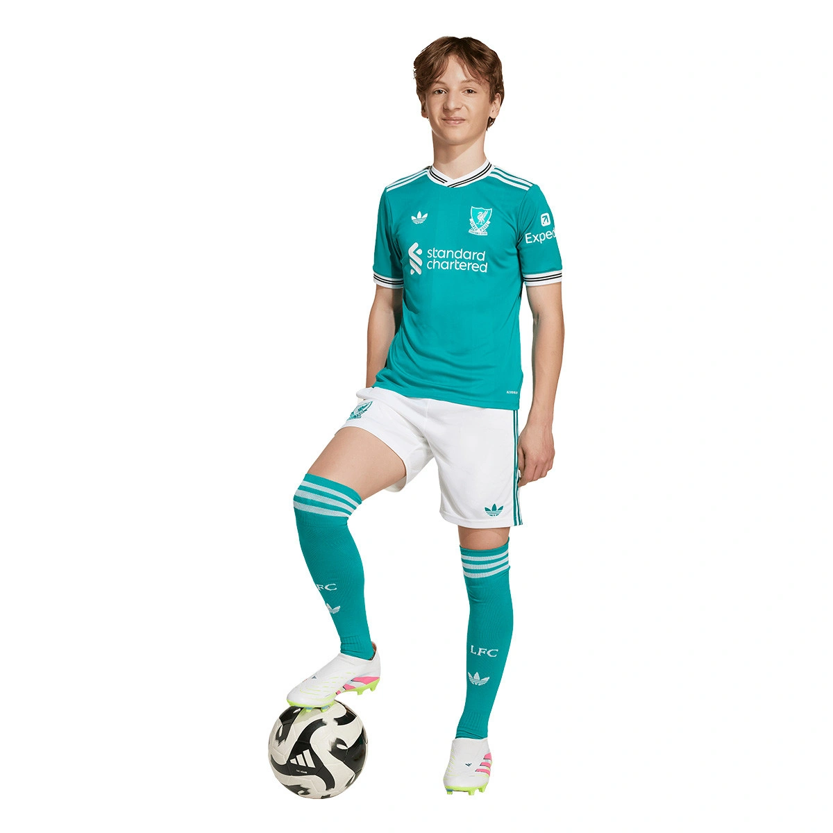 Camisola adidas Liverpool FC Terceiro Equipamento 2025-2026 Criança