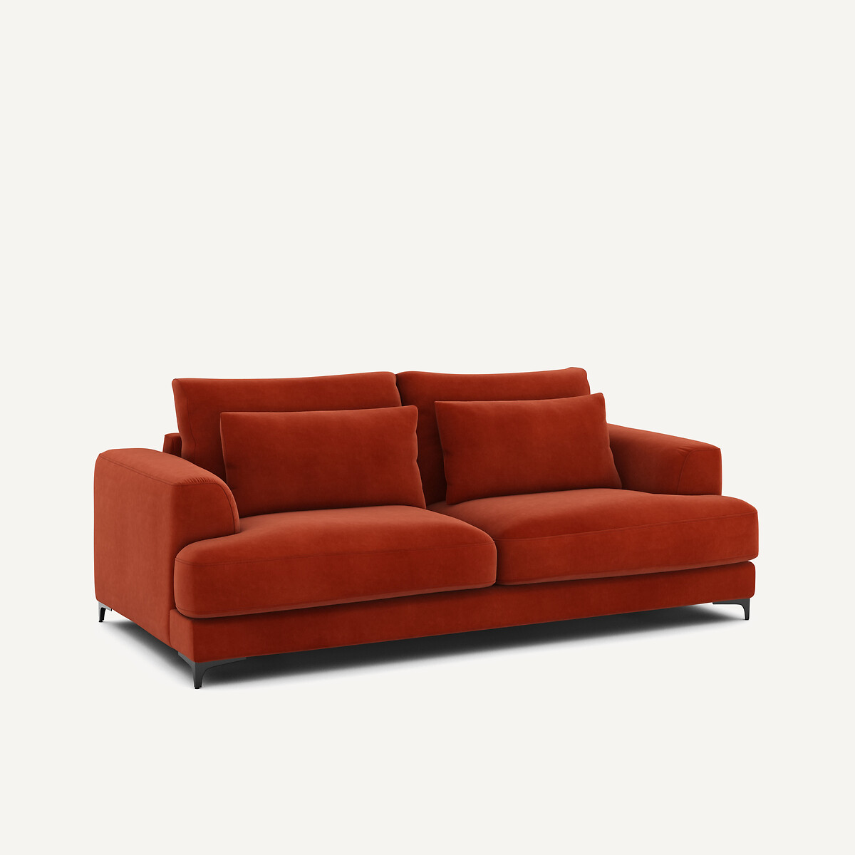 AM.PM<br>Sofá-cama de 3 lugares em veludo, Marsile