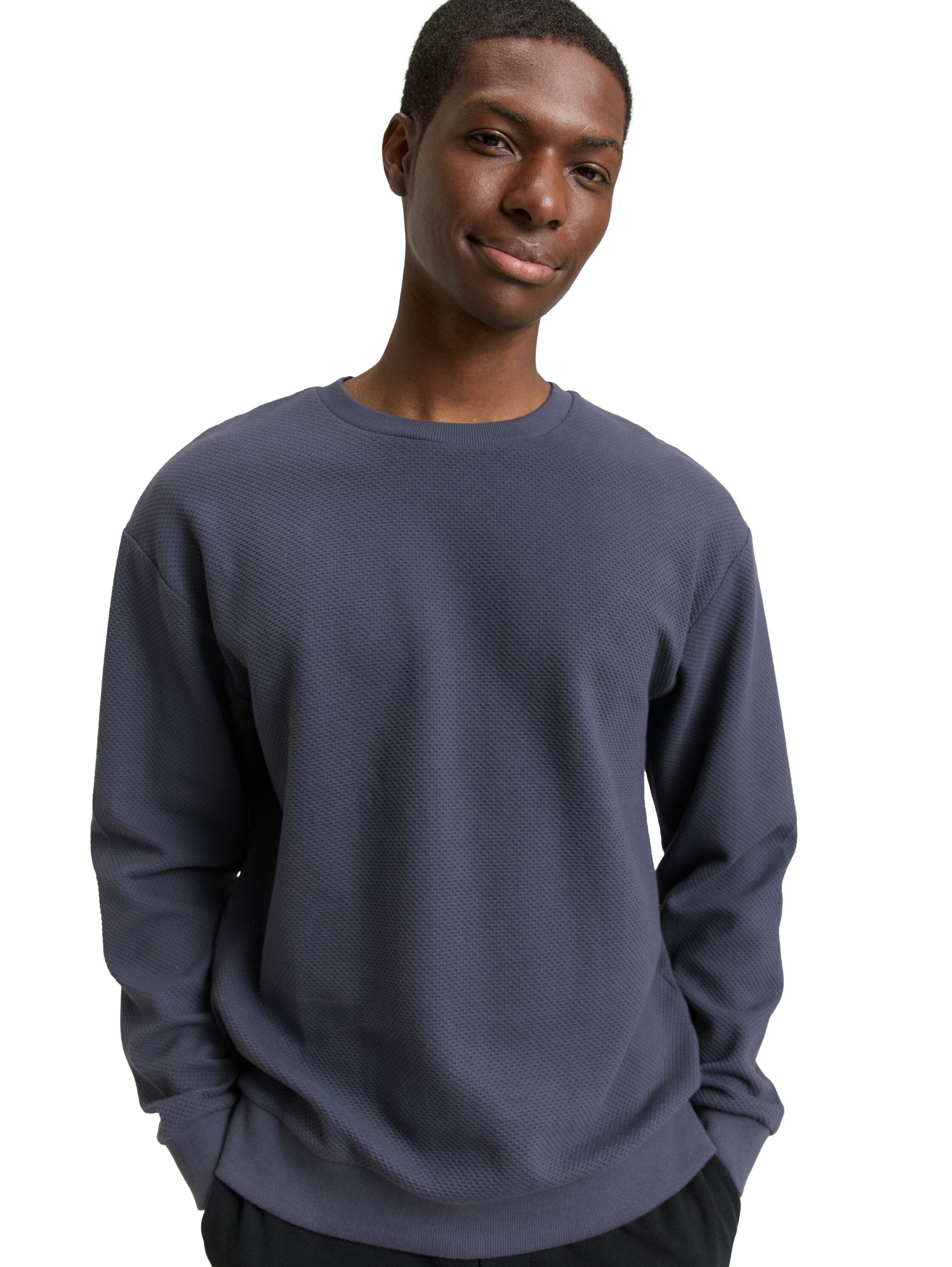 TOM TAILOR Denim Sweatshirt , mit Rippbündchen