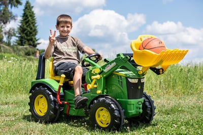 Rolly Toys X-Trac Premium John Deere 8400R Pedaltraktor, Grønn