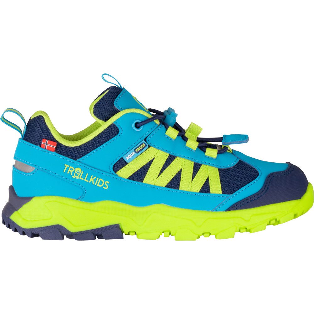 Trollkids Tronfjell Hiker Low Wanderhalbschuhe Kinder pool blue