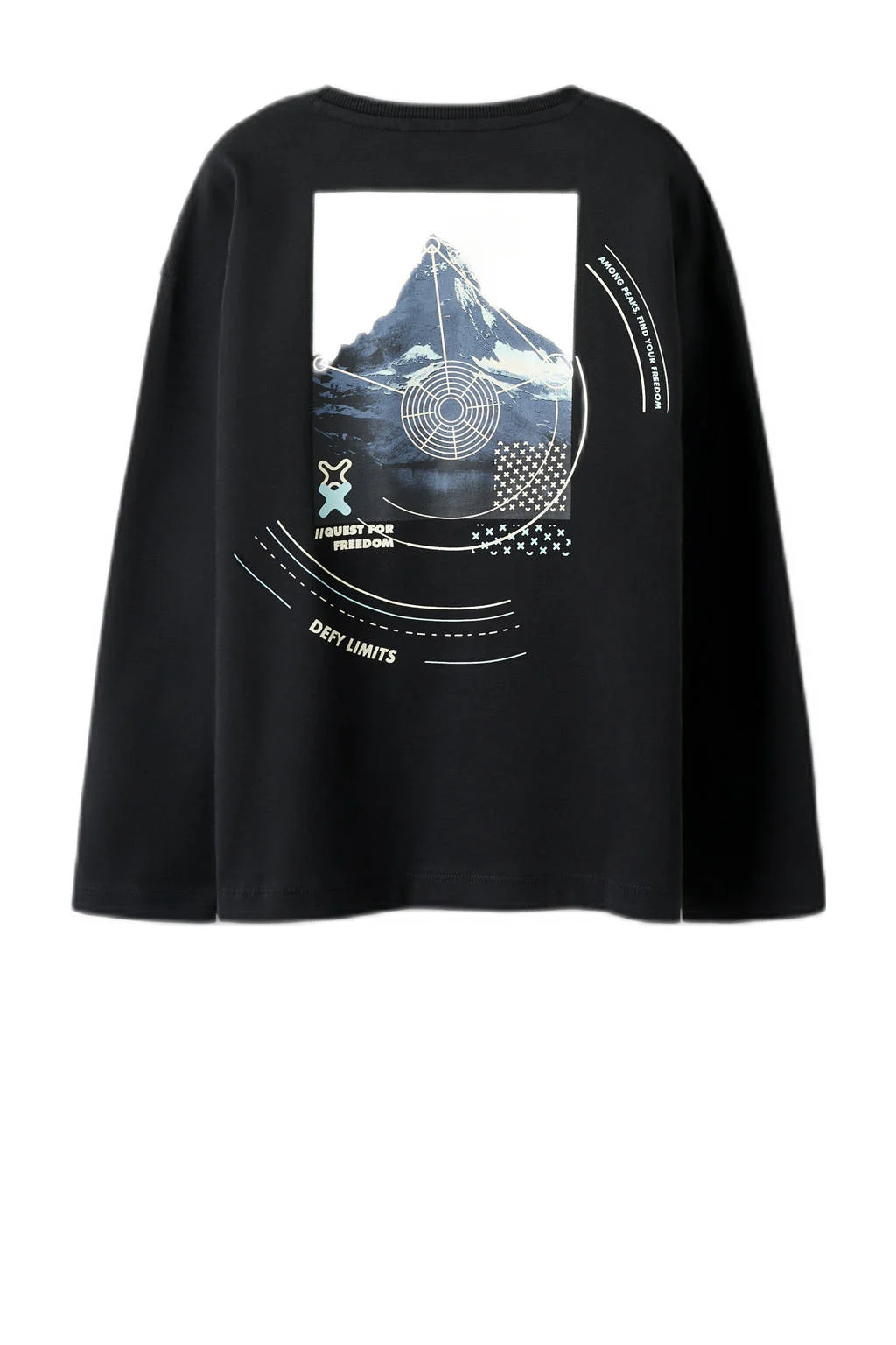 NAME IT KIDS longsleeve zwart