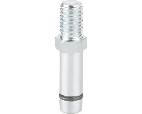 Tarrox draadeind met kraag voor montage van dubbele rollen voor 8 mm achtergat, M8/8 mm, 2 stuks