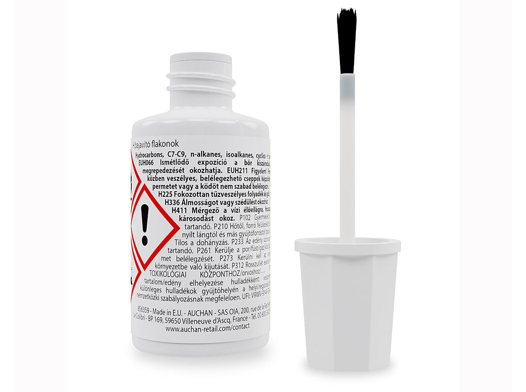 TINTA CORRETORA POLEGAR COM PINCEL