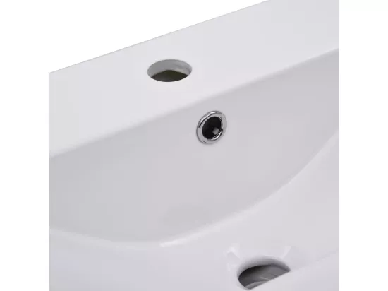 Ensemble de meubles de salle de bain Noir Aggloméré