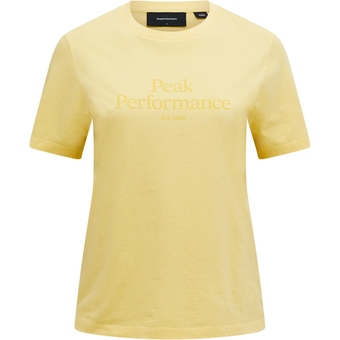 Peak Performance Original T-Shirt Mellow Yellow Damen