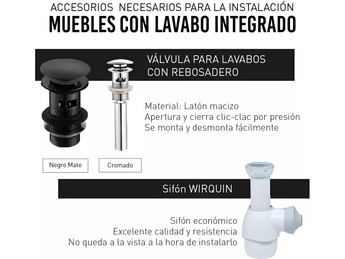Meuble salle de bain design double vasque PIACENZA largeur 120 cm blanc laqué
