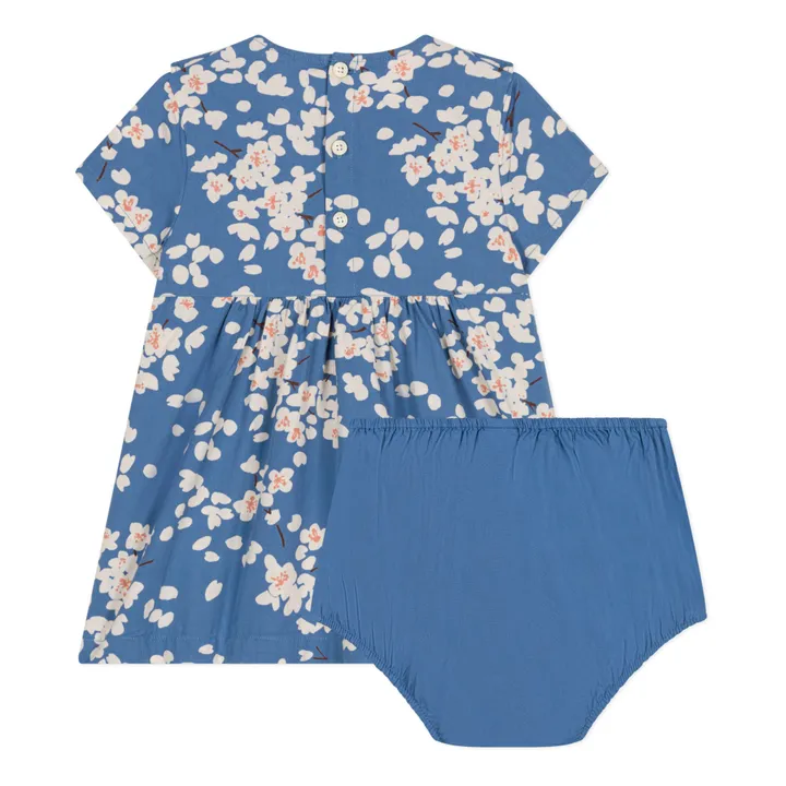 Petit Bateau Ensemble Robe Madona Popeline | Bleu
