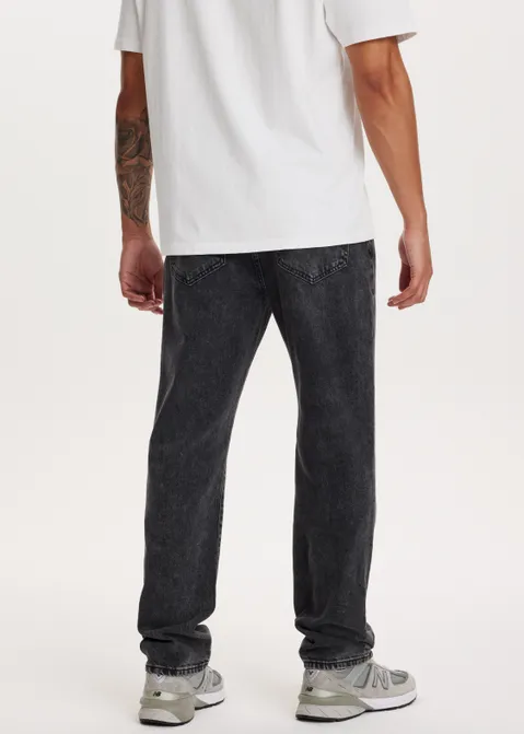 Bruno straight jeans zwart (ZW.USED)