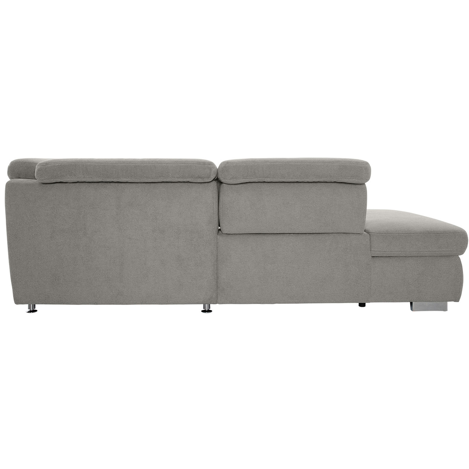 polsterpower Boxspring-Wohnlandschaft - Belle silver - Basismodell - Recamiere rechts