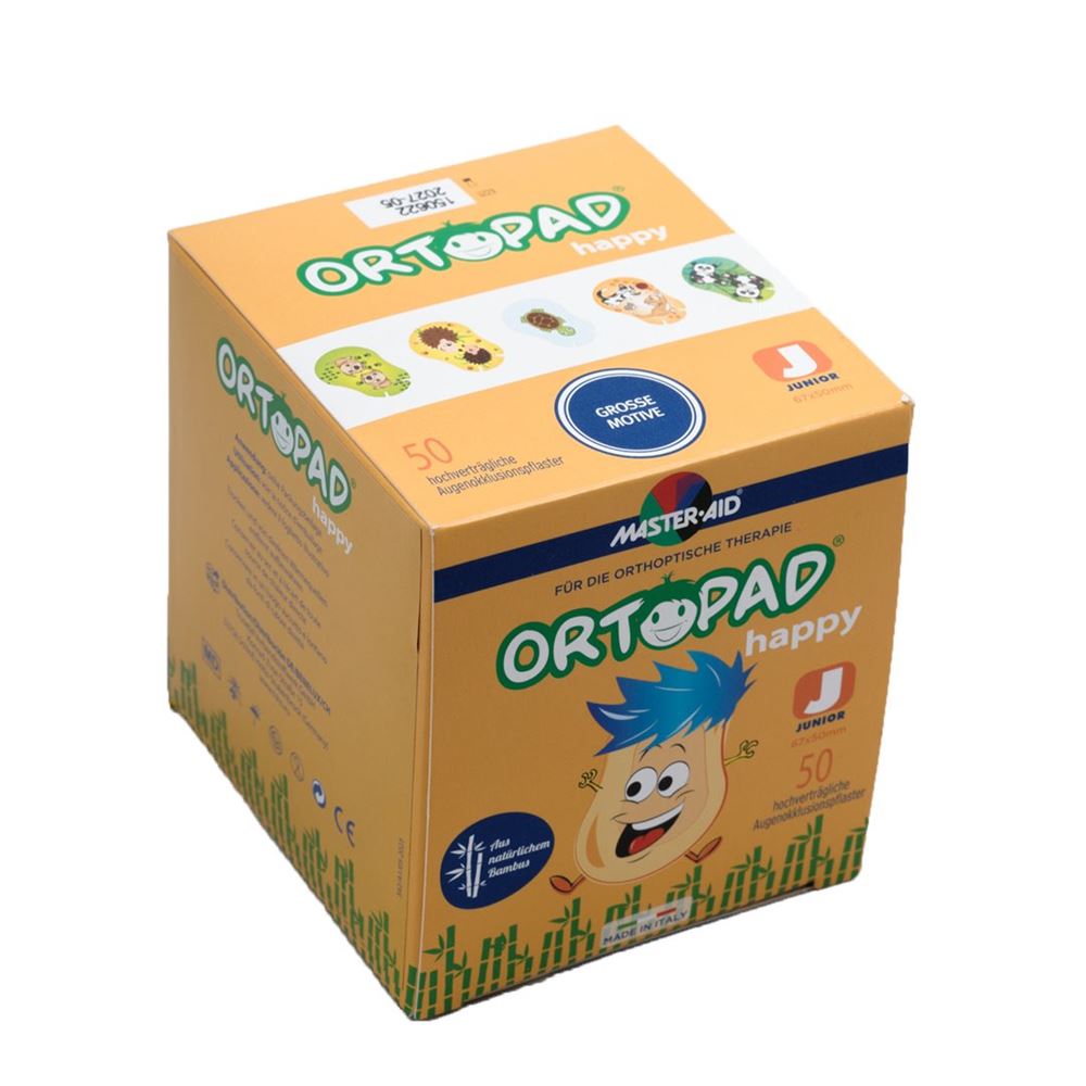 ORTOPAD Happy Occlusionspflaster<br>50 Stück, junior