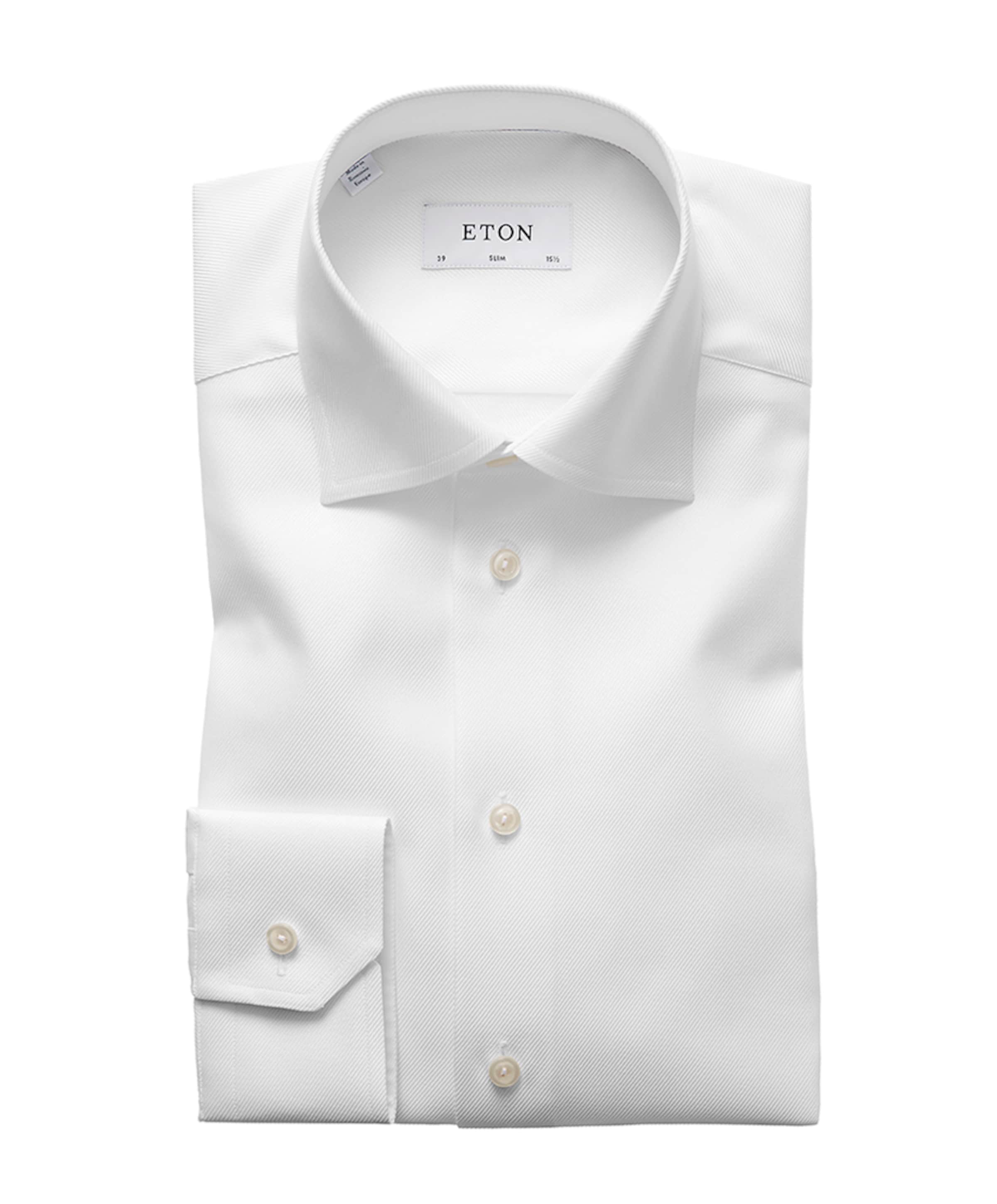 ETON Heren overhemd lange mouw wit