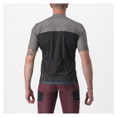 Maillot Manches Courtes Castelli Unlimited Entrata Noir/Gris