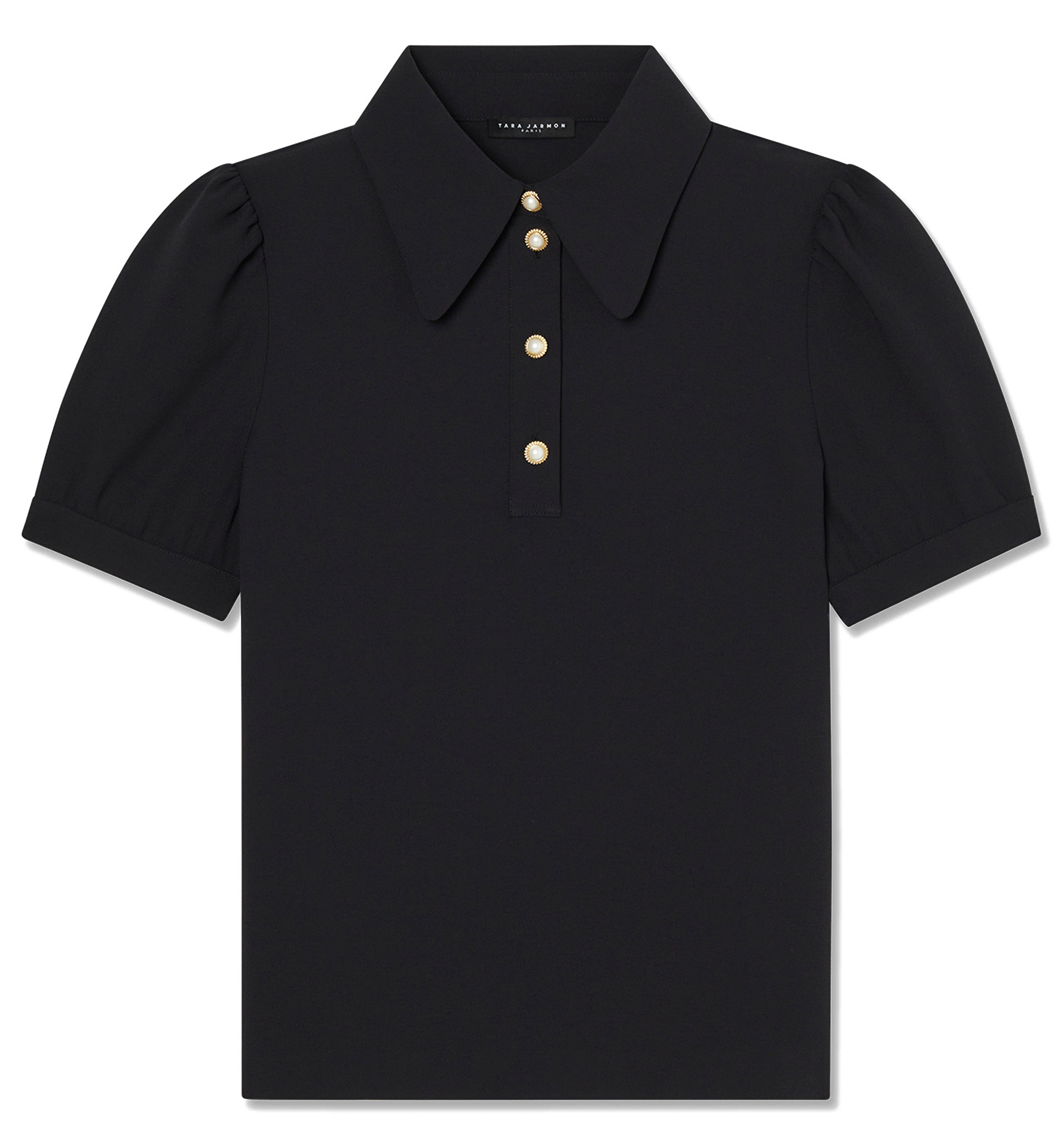 TONINO - Top col polo | Noir