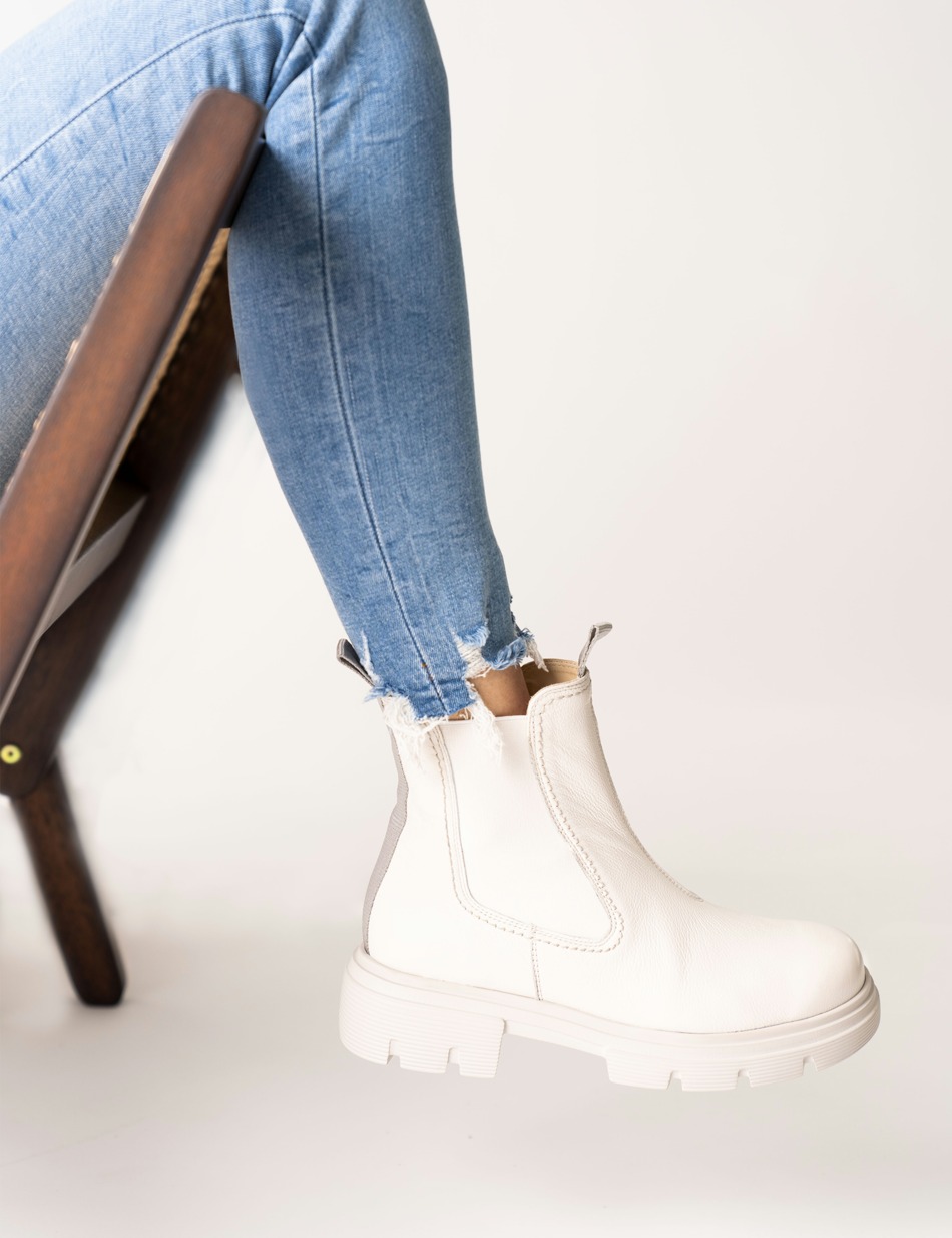 Glattleder Chelsea Boot