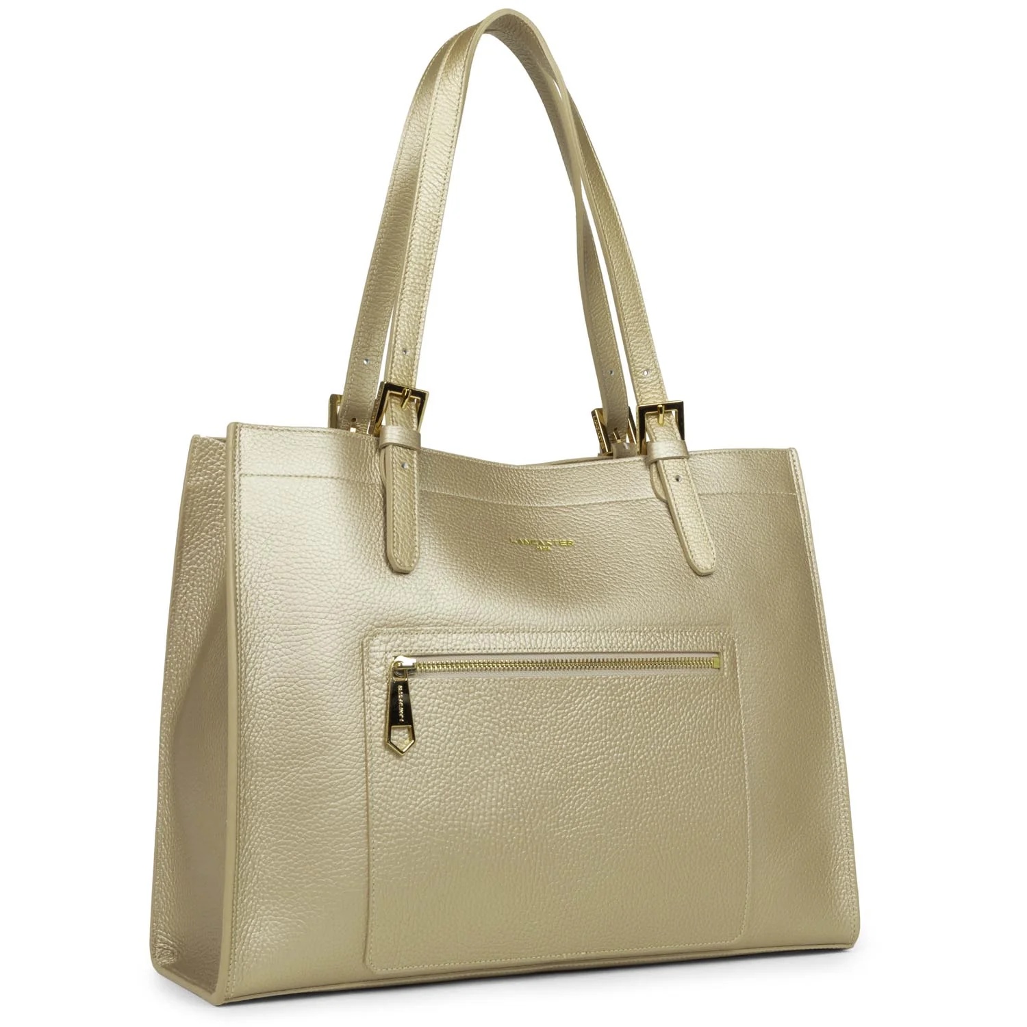 Foulonné Double-Grand sac cabas épaule