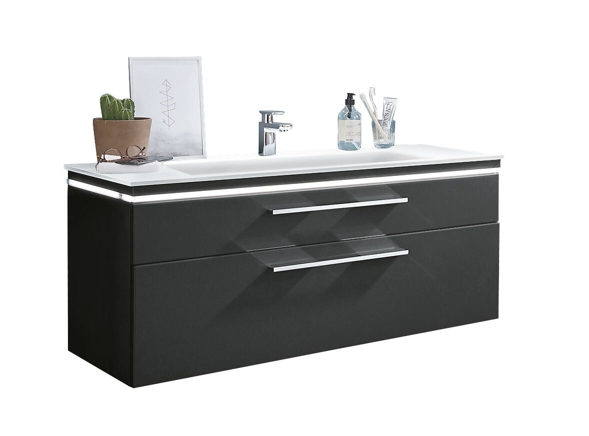 puris Waschtisch COOLLINE 90 x 52 x 47 cm Cosmos Grey