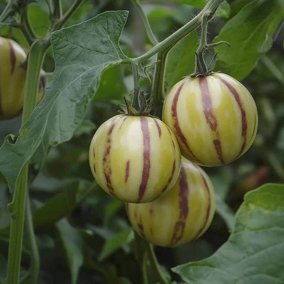 Meloenpeer - Set van 6 - Solanum Muricatum 'Pepino gold' - Hoogte 25-40cm - ⌀9cm