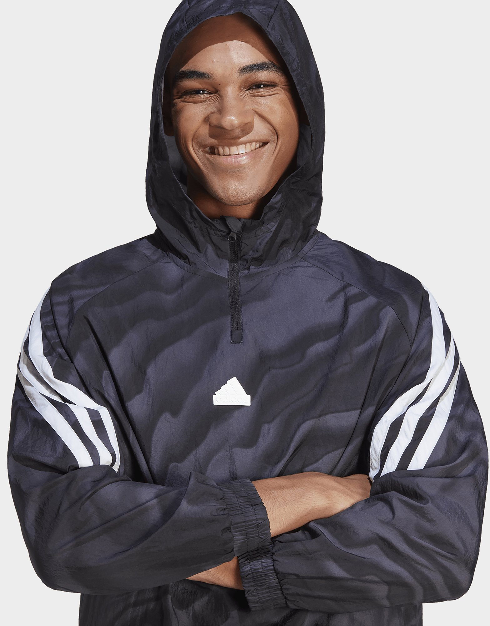 adidas Sweat-shirt à capuche à imprimé intégral Future Icons