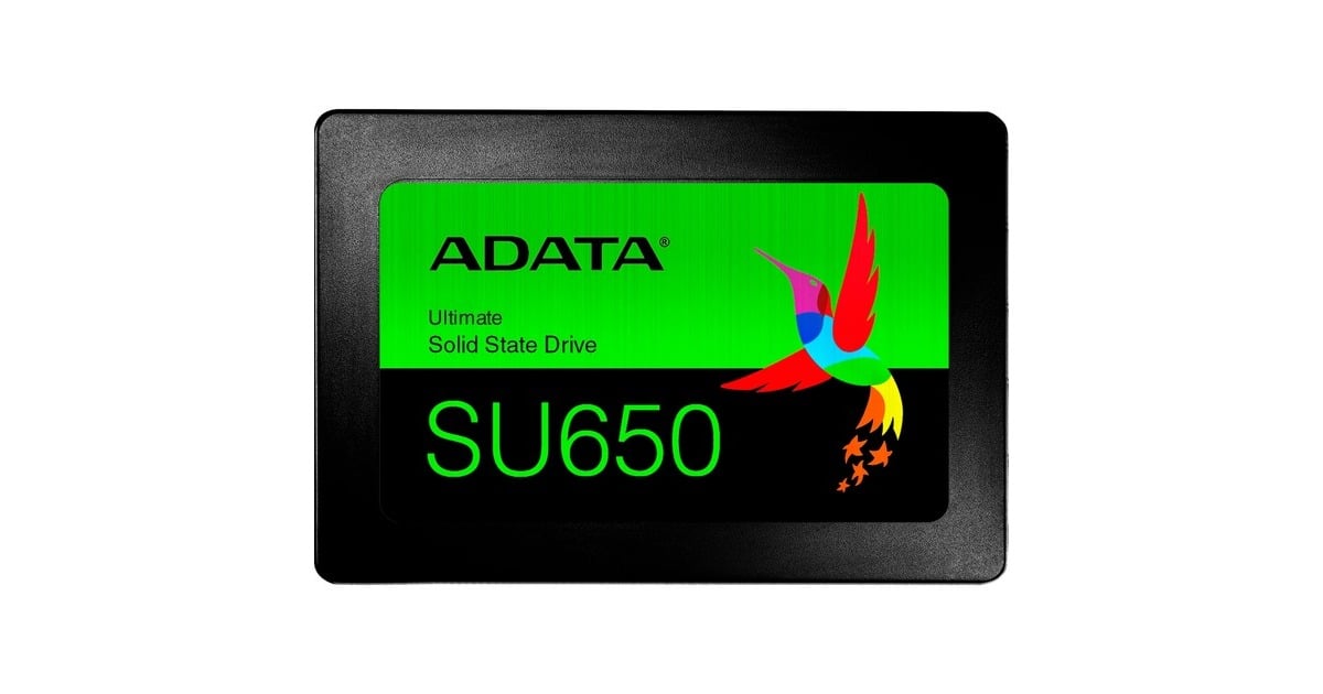 ADATAUltimate SU650, 512 GB SSD  (Zwart, ASU650SS-512GT-R, SATA/600)