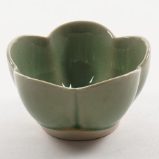 Schale 'Seerose', grün, Ø 8 cm, H 4 cm von fischer's lagerhaus