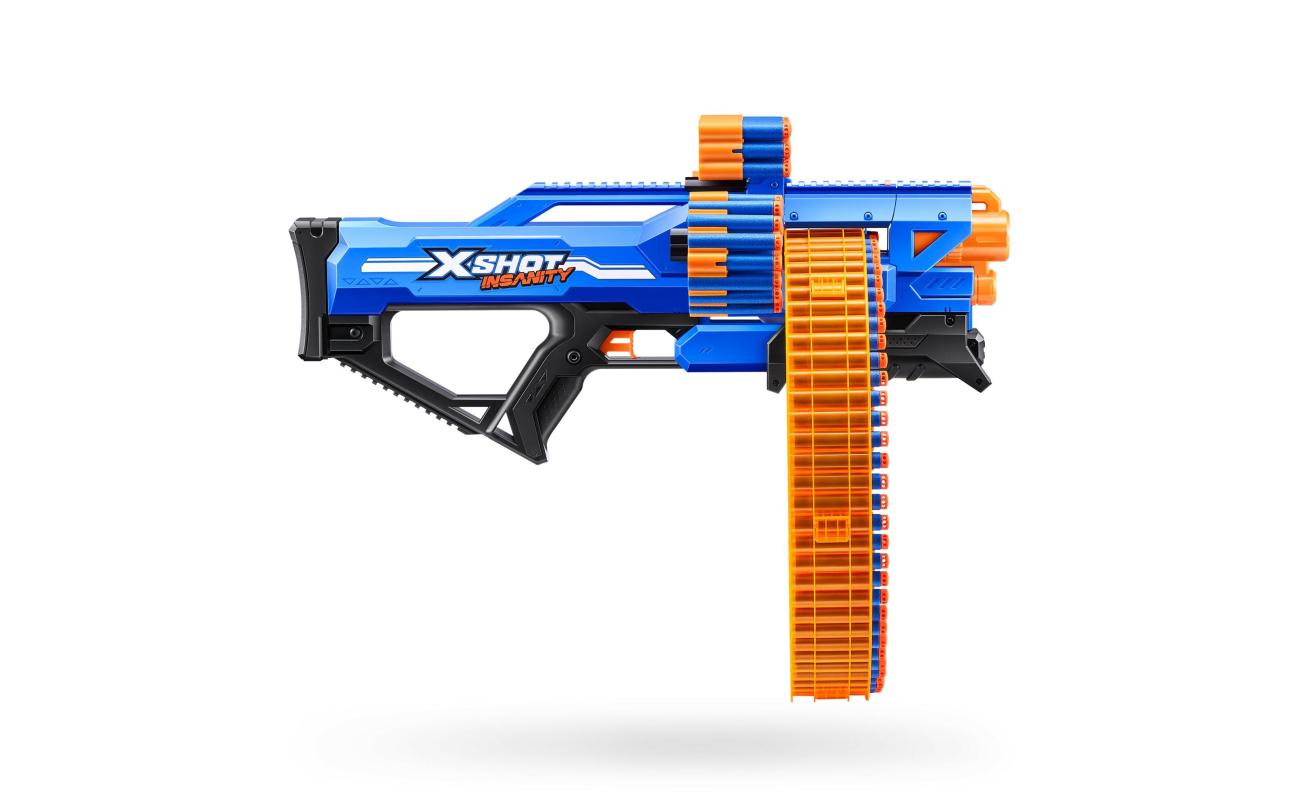 X-shot Insanity Mad Mega Barrel met 72 darts
