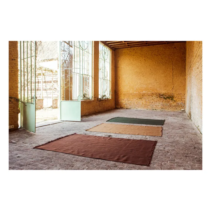 Libeco Tapis Jasper | Terracotta