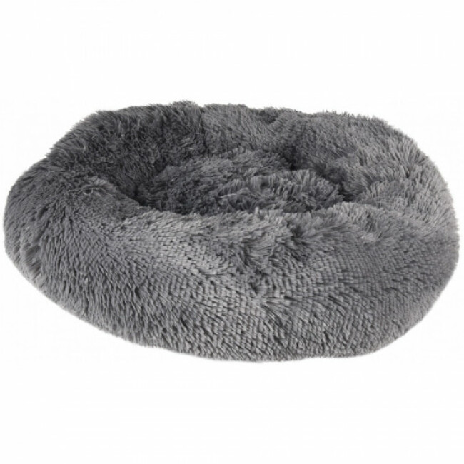 Coussin doux rond Krems Flamingo pour chien - Coloris Gris