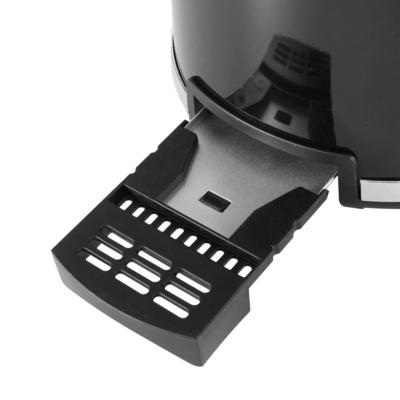 Kitchencook Grille-pain Style rétro noir  - 46.6x35.6x47.6 cm