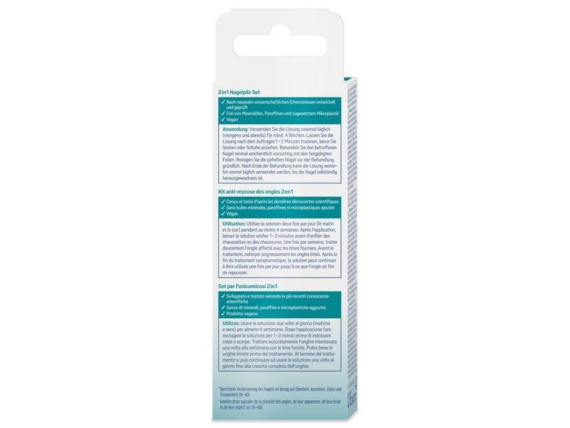 tetesept foot care 2in1 Nagelpilz Set 4 ml Zur Behandlung von Pilzerkrankungen der Nägel