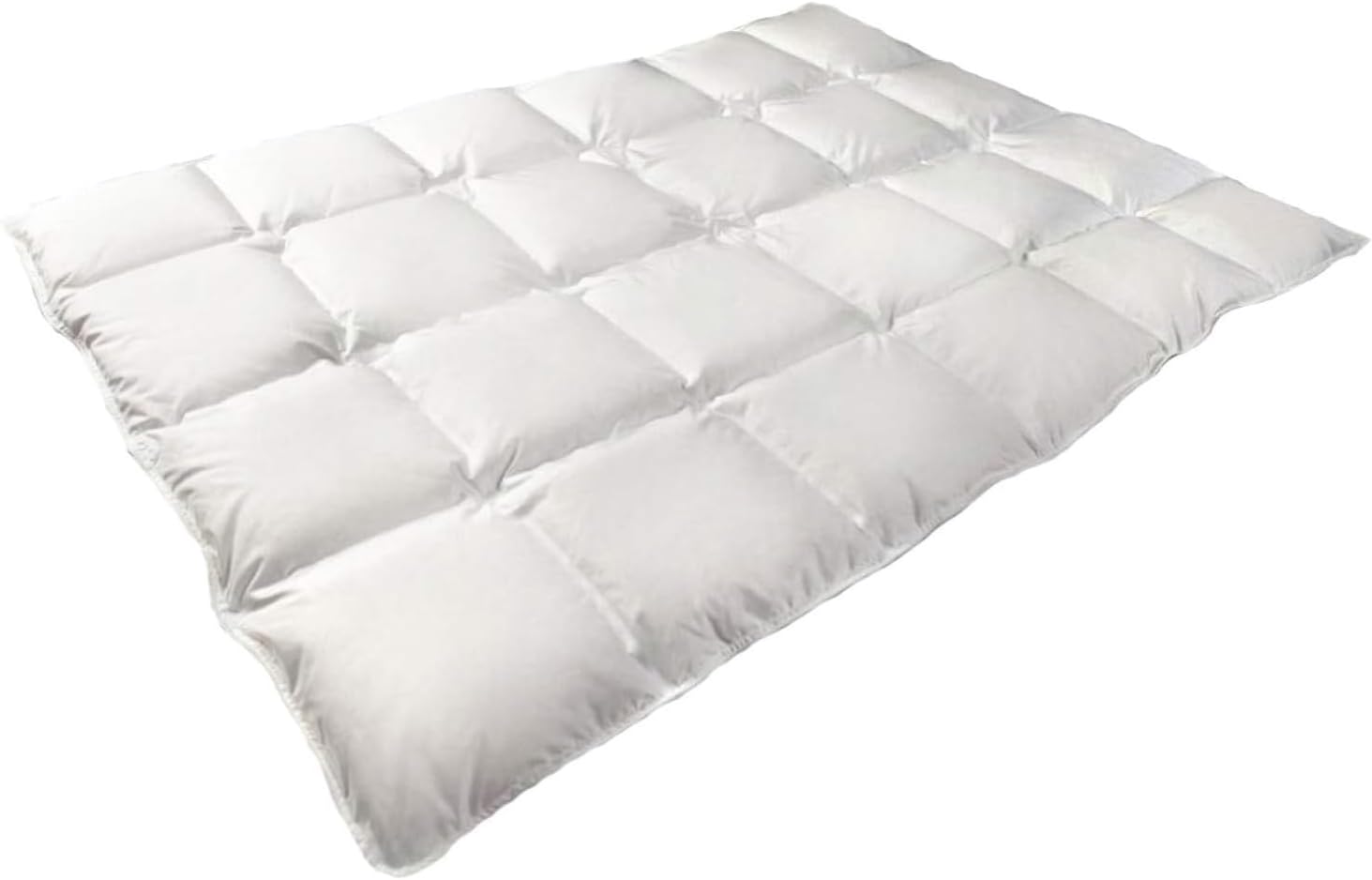 Mayaadi-Home Daunendecke 135x200 cm | 1400g Bettdecke, 70% Gänsedaunen 30% Federn | 100% natürliche Baumwolle | Made in Europe | Steppdecke geeignet für Allergiker | HS23