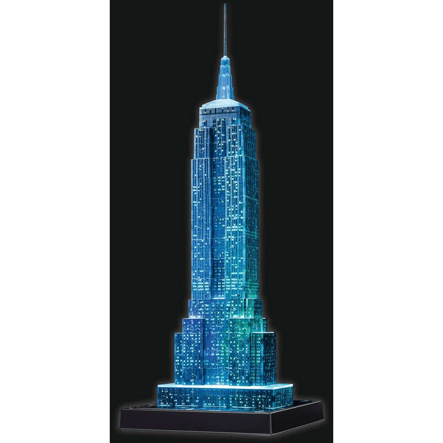 Ravensburger Empire State Building bei Nacht bunt