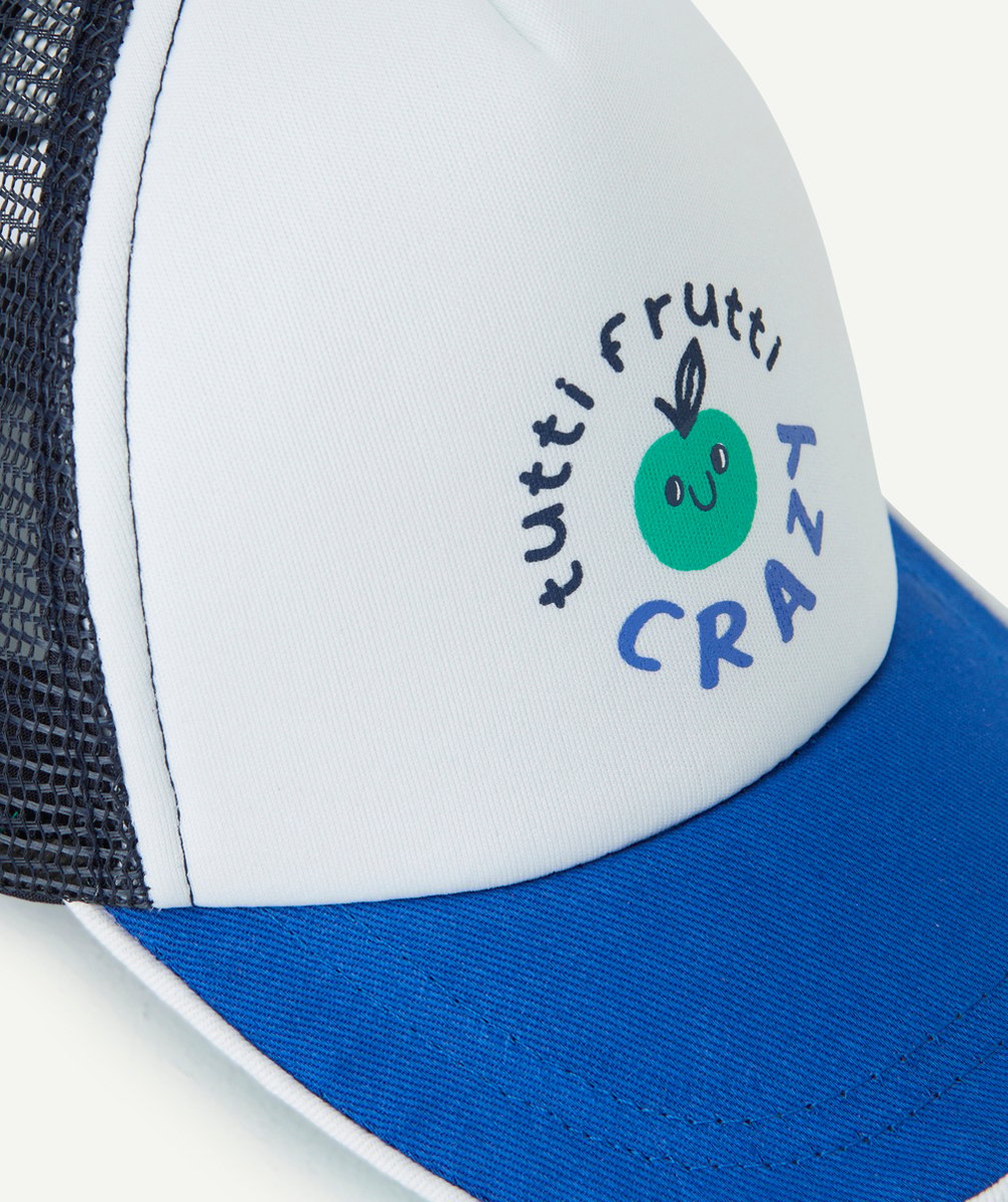 CASQUETTE BÉBÉ GARÇON AVEC FILET THÈME FRUITS